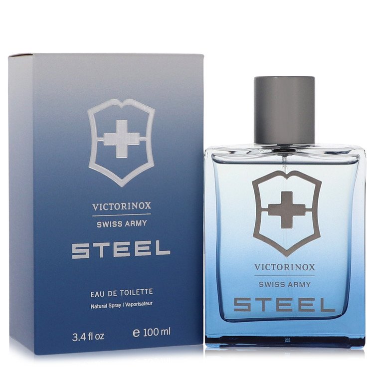 Steel by Eau De Toilette Spray 3.4 oz Men