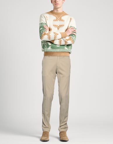 Pt Torino Man Pants Beige Size 34 Cotton, Lyocell, Elastane