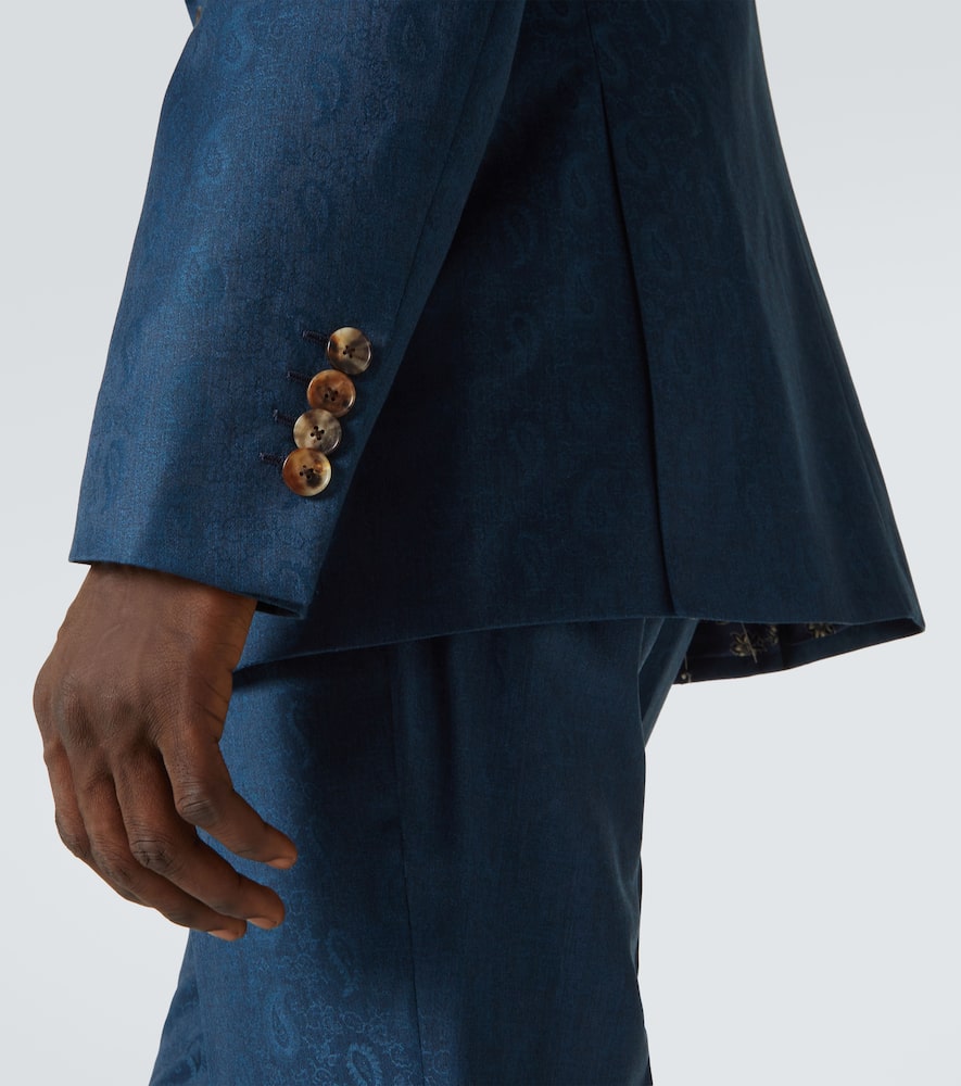 Roma paisley silk suit