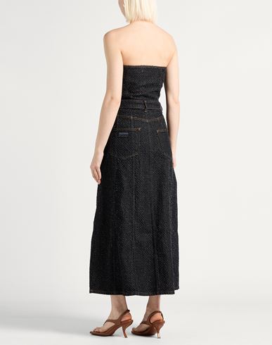 Woman Midi dress Black Size 10/12 Organic cotton