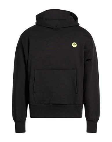 Man Sweatshirt Black Size S Cotton