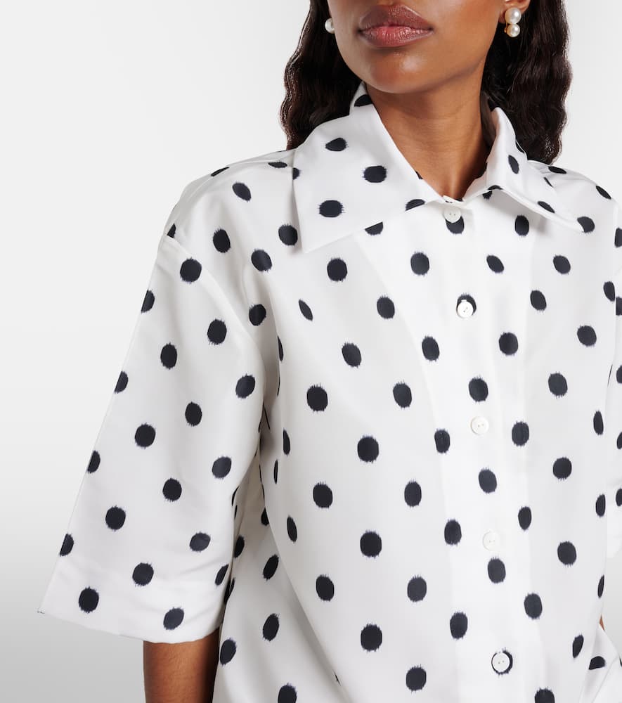 Polka-dot blouse
