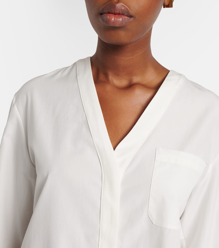 Chicca cotton poplin shirt