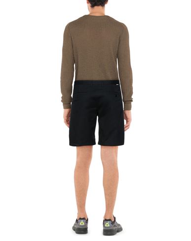 Man Shorts & Bermuda Shorts Black Size 30 Cotton, Elastane