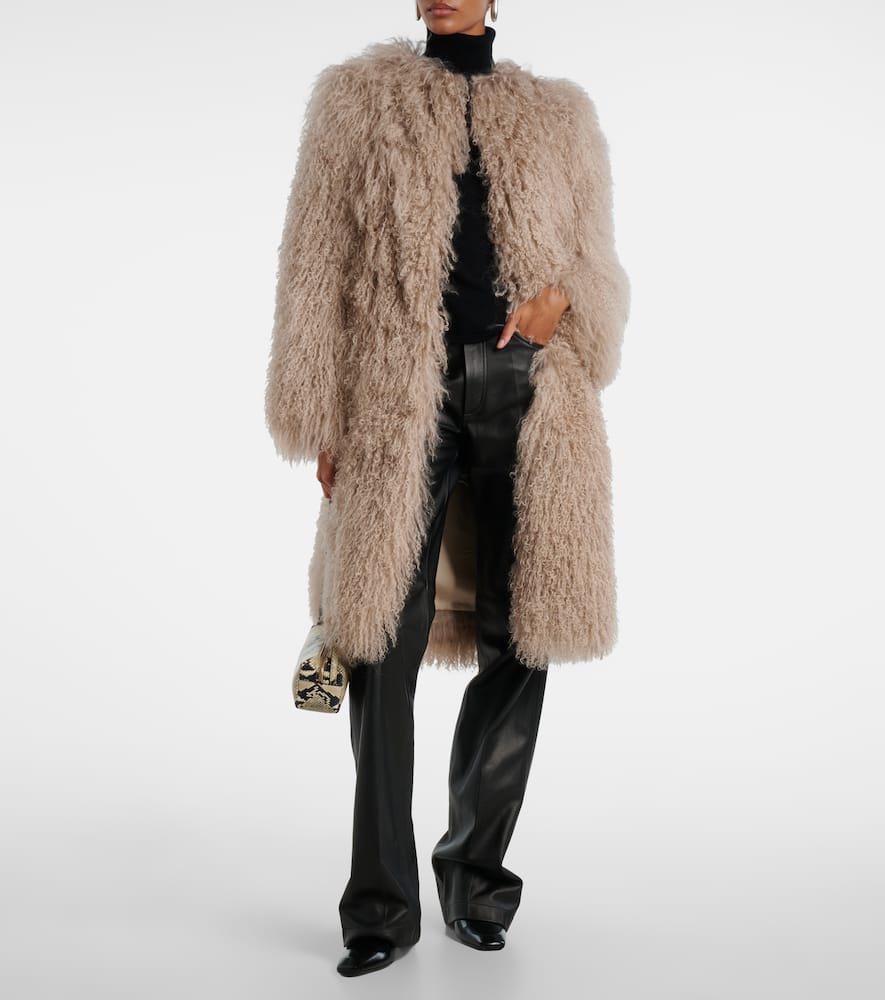 Shearling coat