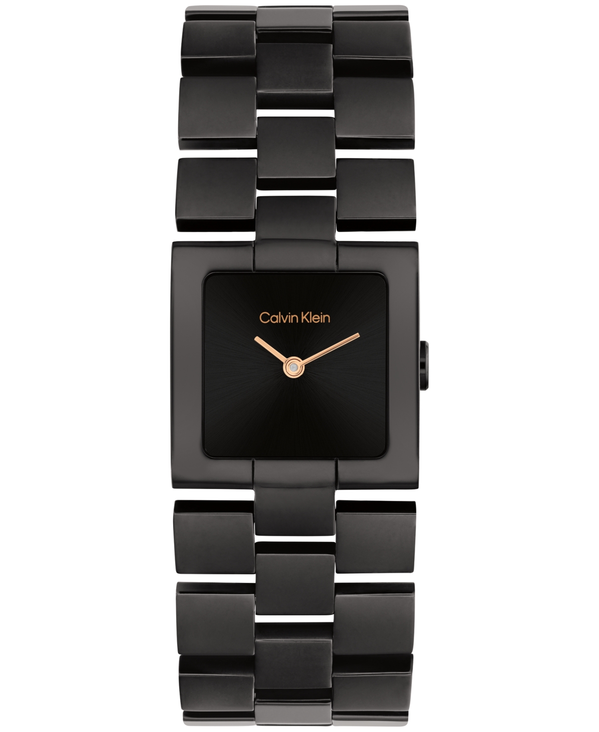 Women's Ck Meridian Black Ionic Plated Stainless Steel Bracelet Watch, 22mm - Black
