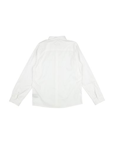Kid Boy Shirt White Size 18 Cotton, Elastane