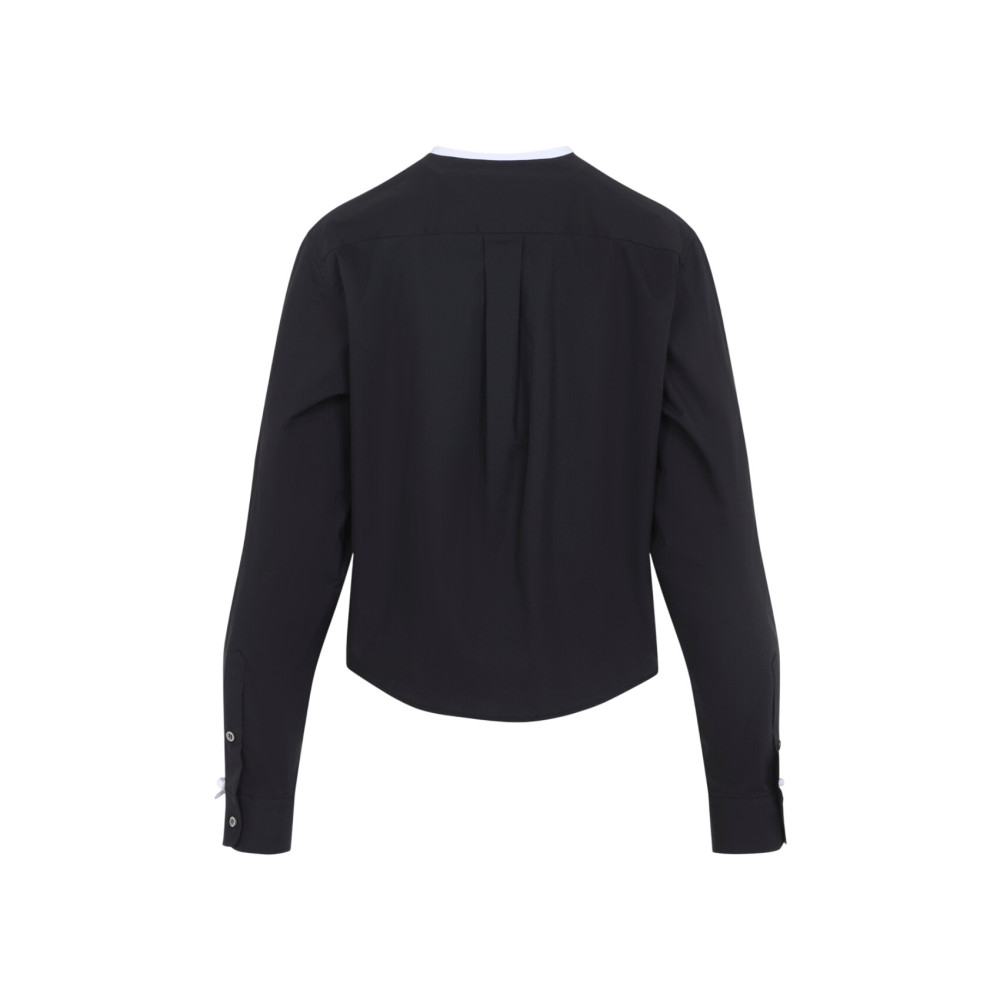 Black Crew Neck Jacket