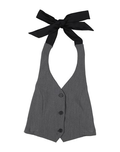 Kid Girl Top Grey Size 12 Polyester, Viscose, Elastane, Polyamide