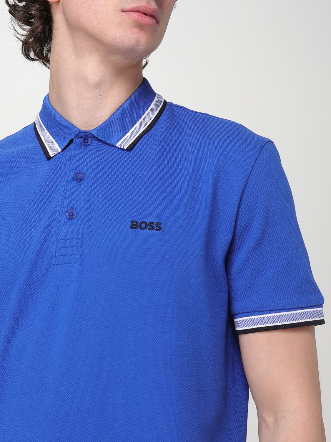 Polo Shirt Men color Navy