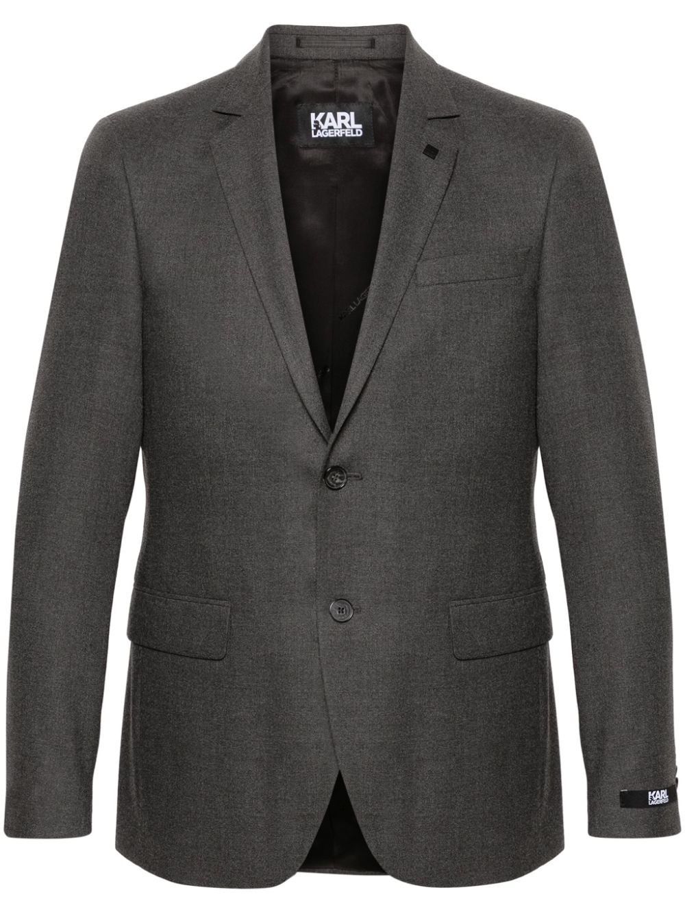 Clever single-breasted blazer - Grey