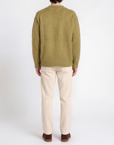 Man Sweater Khaki Size 36 Cotton, Polyamide, Elastane
