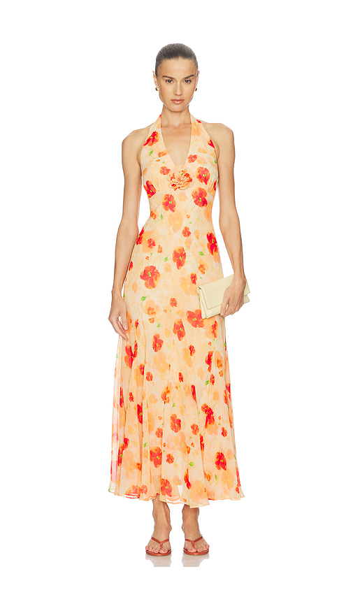 ASTR the Label Yasmeen Dress in Orange. - XL also in