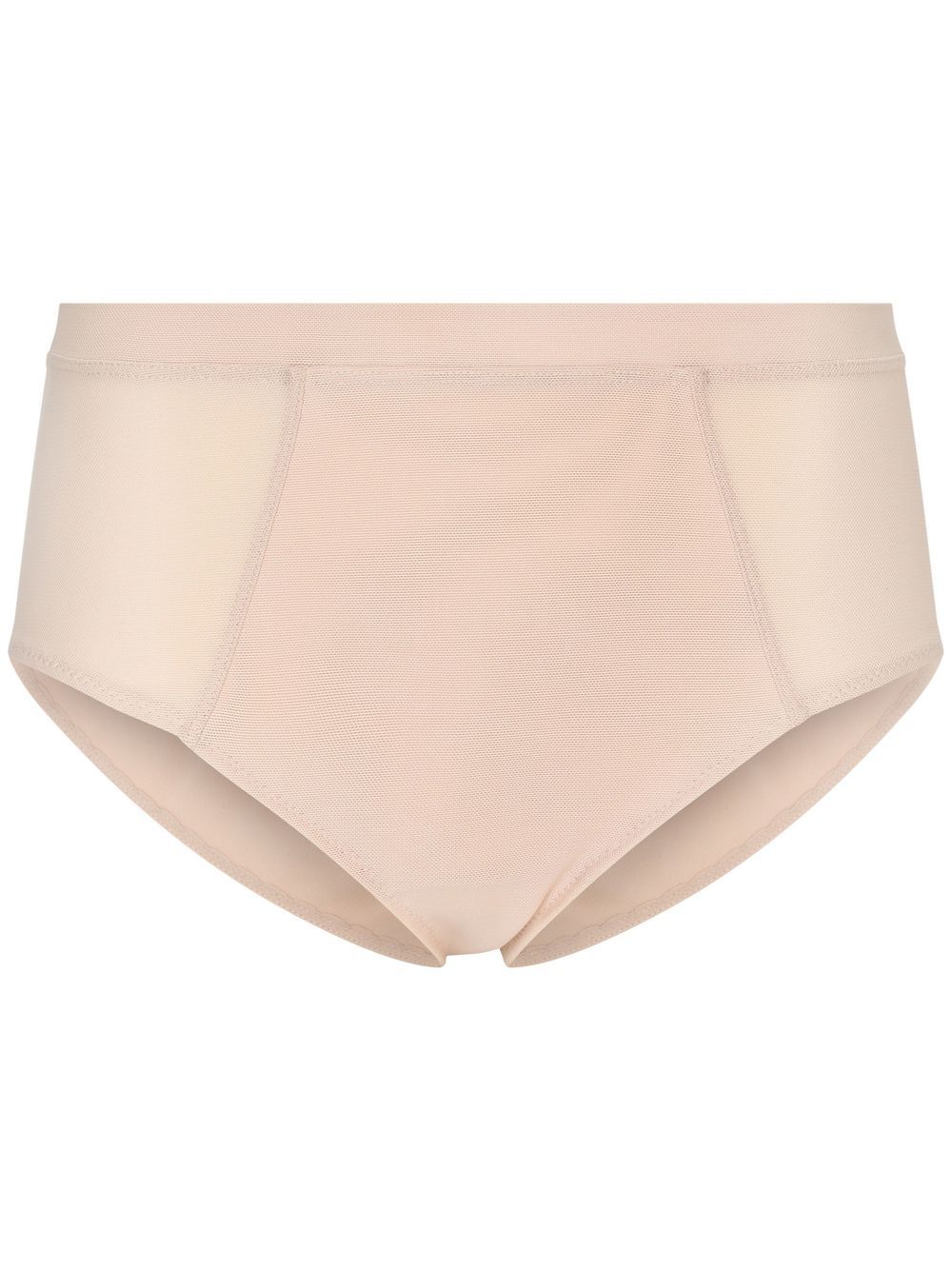 KIM DOLCE&GABBANA mesh-panelled mid-rise briefs - Neutrals