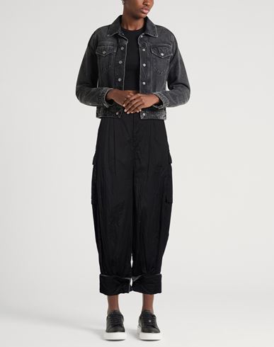 Woman Pants Black Size 1 Cotton