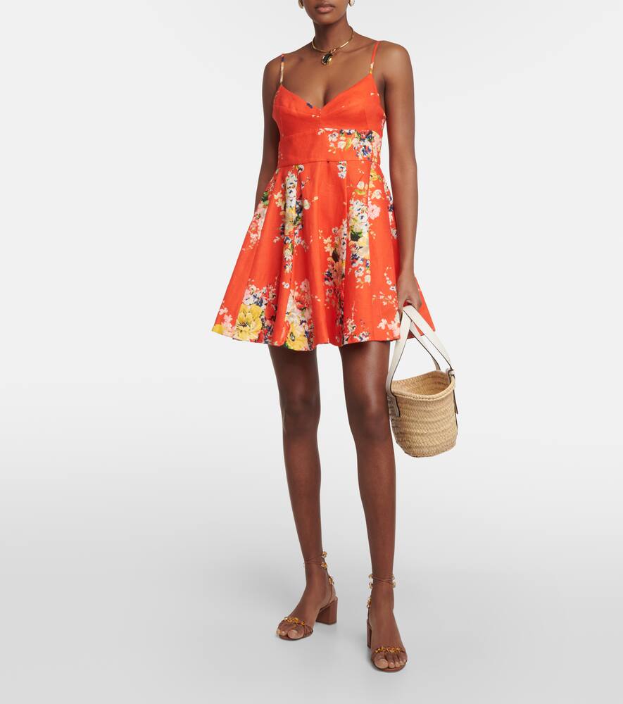 Zimmermann Lightburst Puff floral cotton midi dress