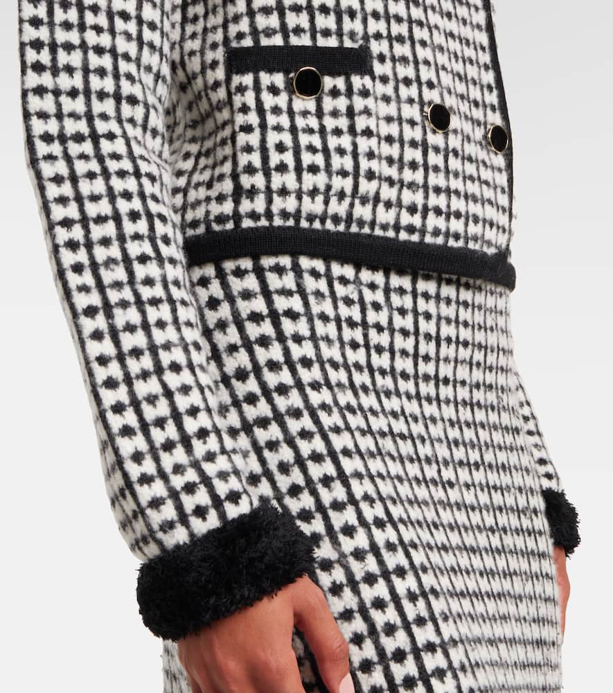 Wool-blend cardigan