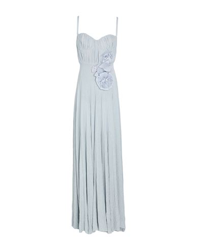 Woman Maxi dress Light blue Size 6 Viscose, Polyester, Polyamide, Elastane