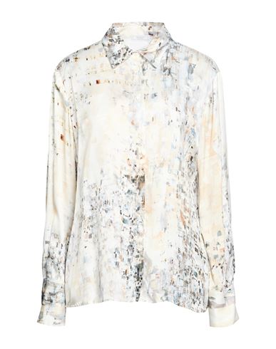 Woman Shirt Ivory Size 8 Viscose