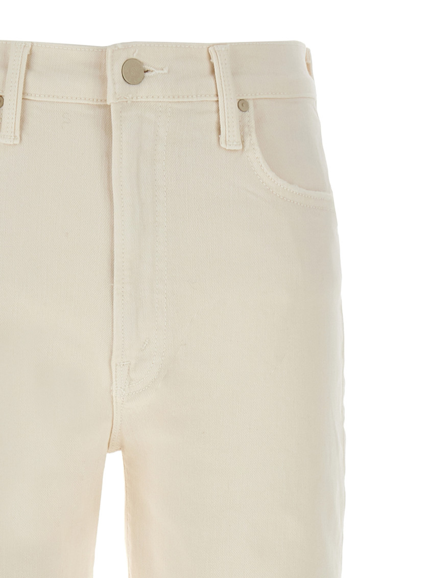 Ivory stretch denim The Rambler jeans