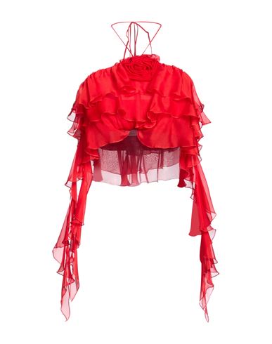 Woman Top Red Size 2 Silk