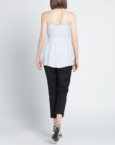Woman Top White Size 4 Polyester, Elastane
