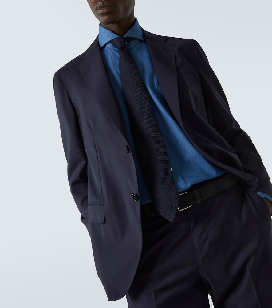 Cotton chambray shirt
