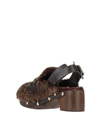 Woman Mules & Clogs Dark brown Size 7 Soft Leather