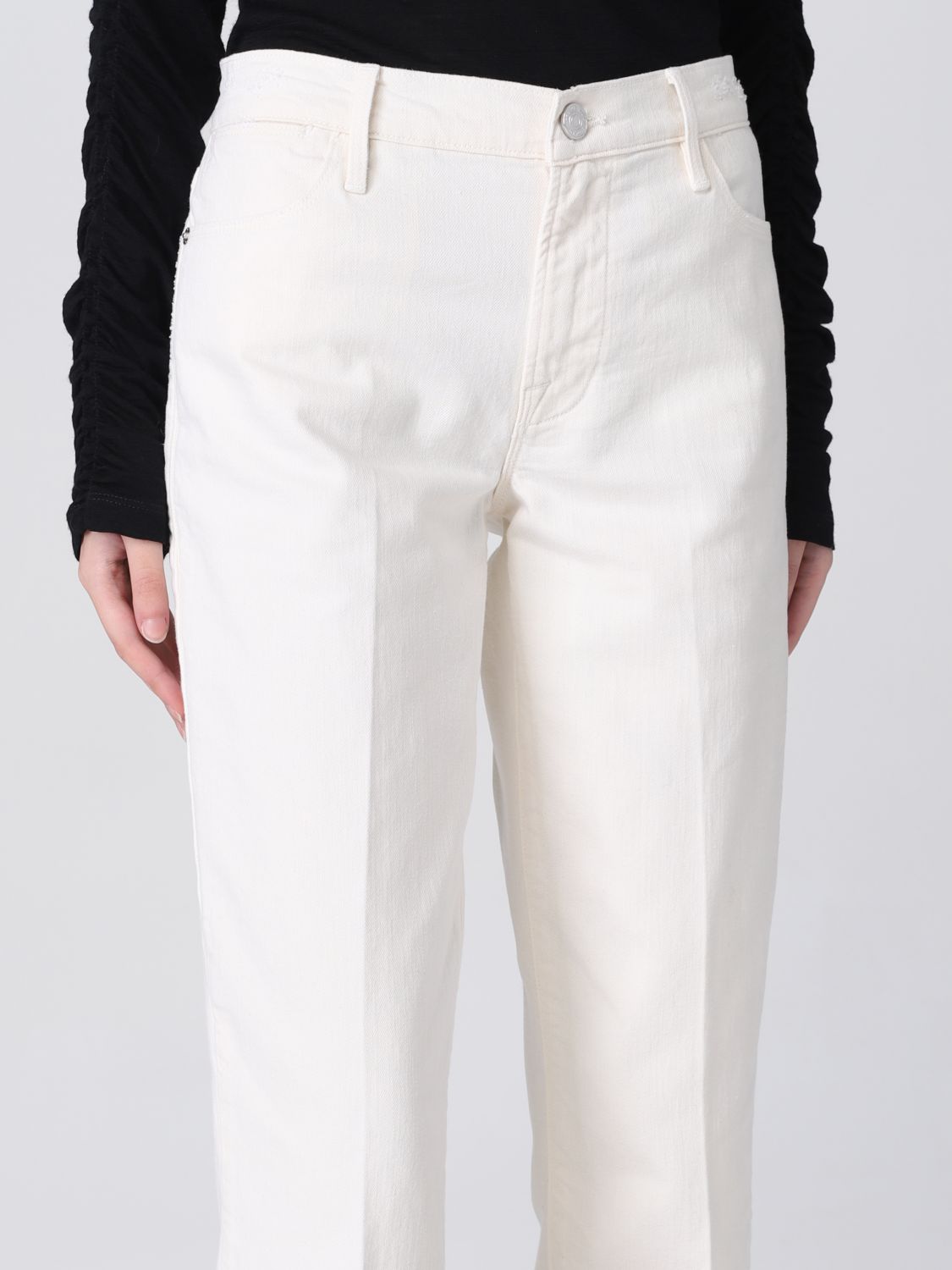 Le High Ankle Straight Leg Jeans in Au Natural