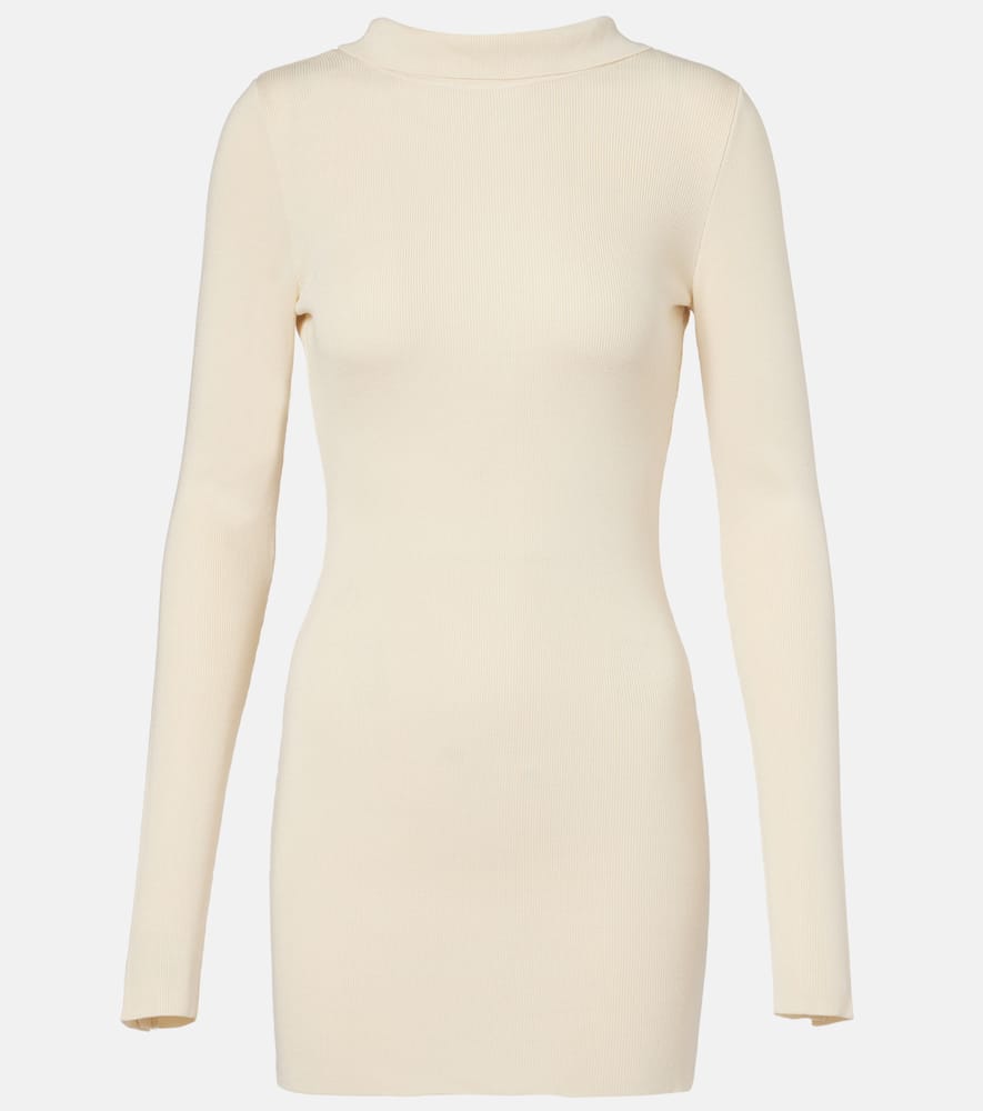 Elowen open-back silk-blend minidress