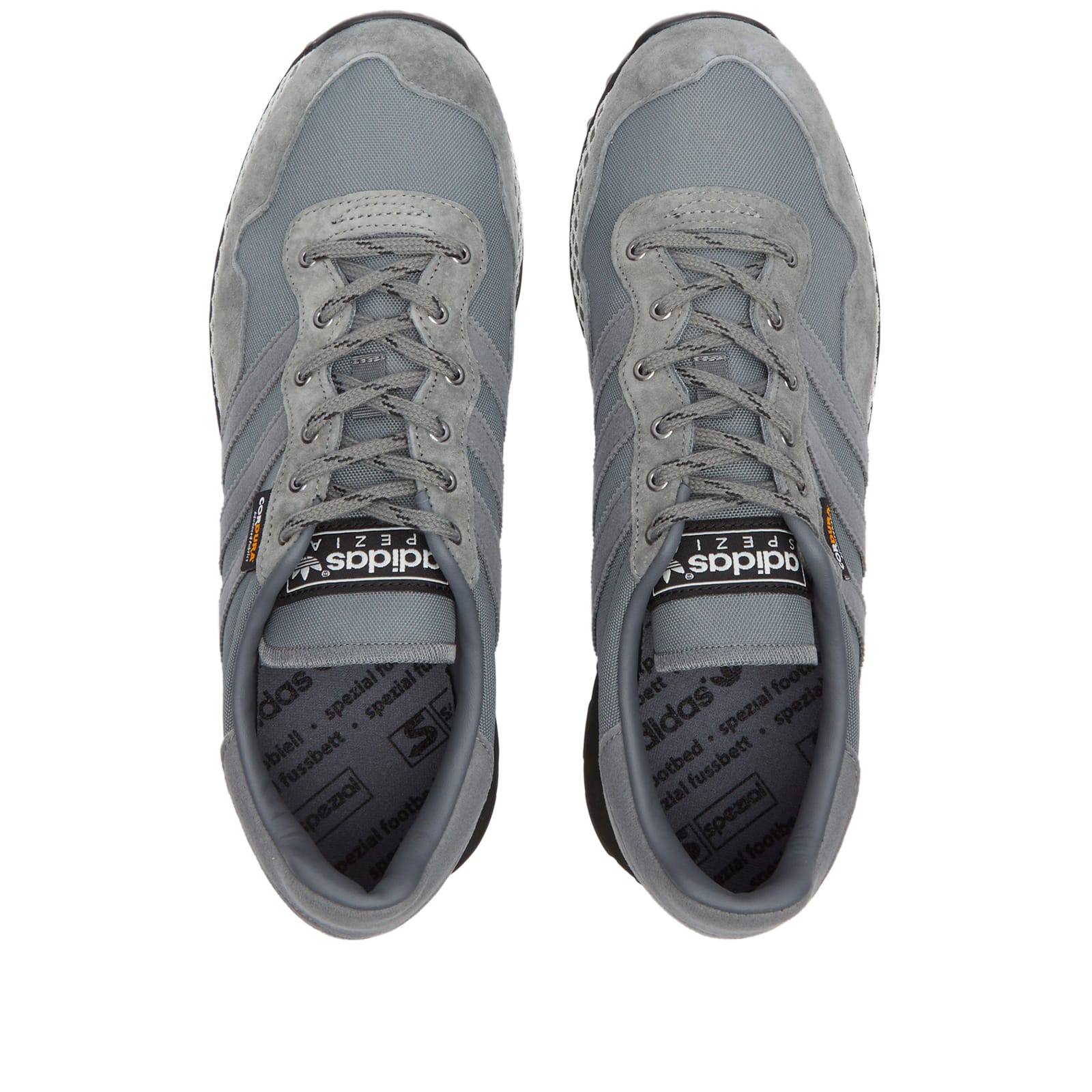 Men's Adidas SPZL Moscrop Sneakers in Ash/Grey/Green