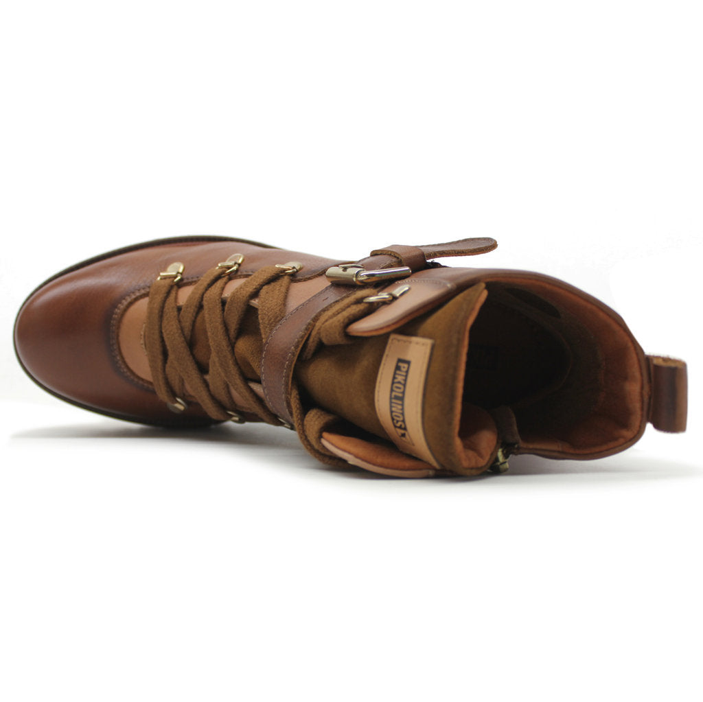 Pikolinos Aspe Calfskin Leather Women's Zip Up Ankle Boots