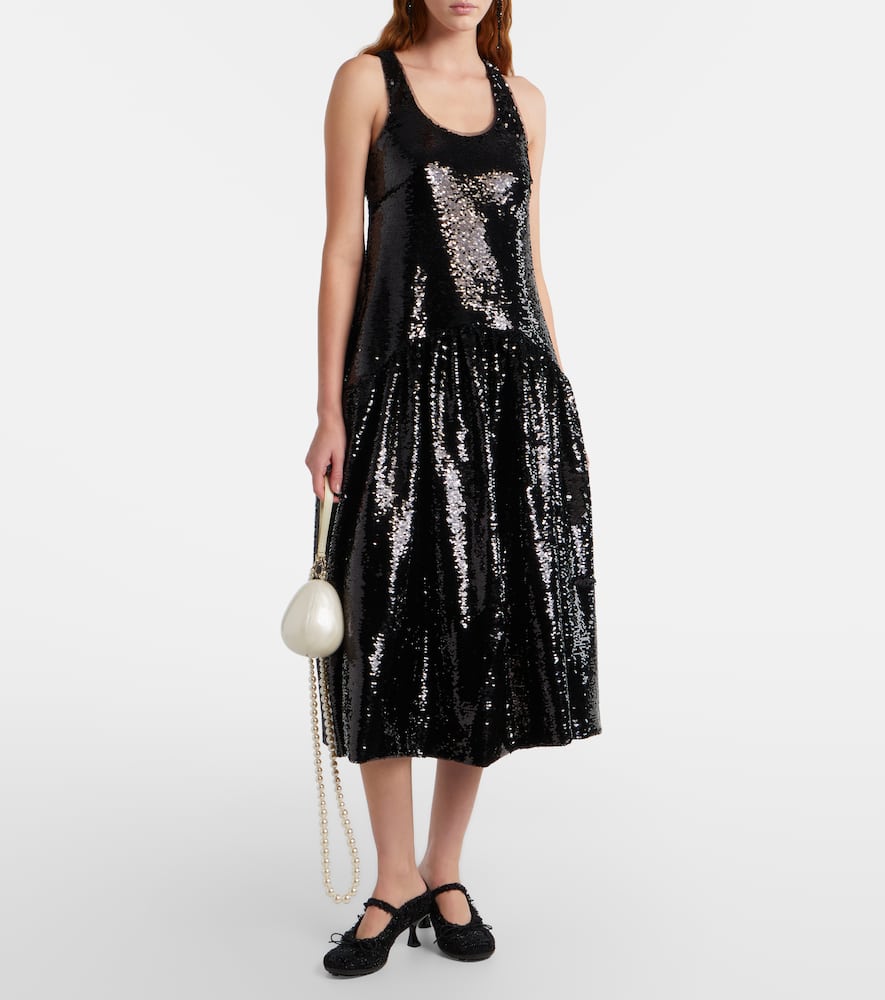 Sequined cocktail dress