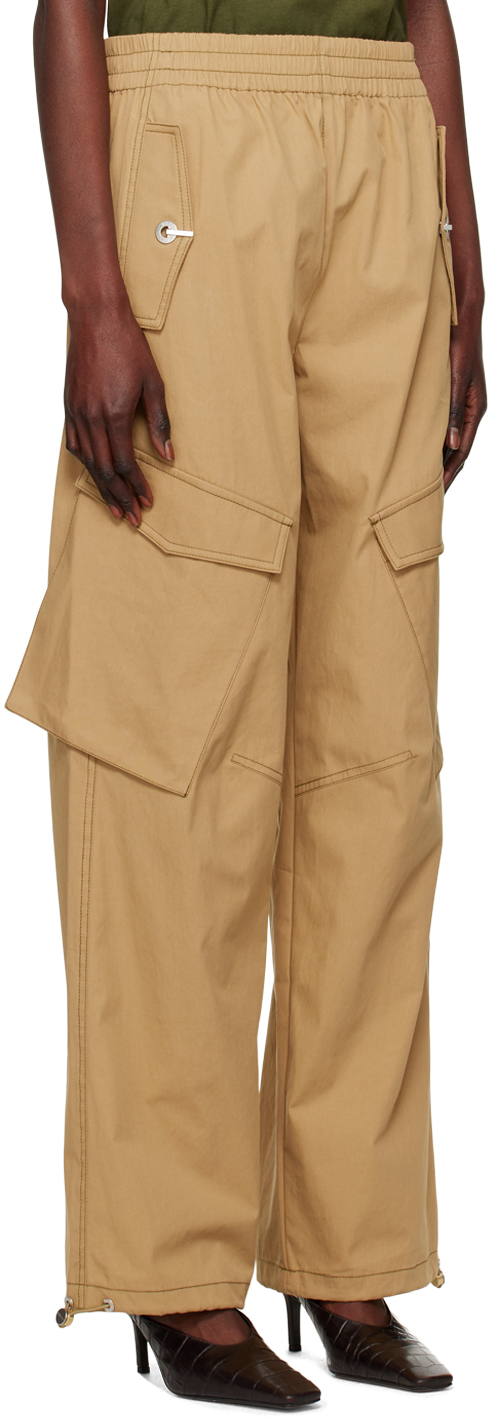 Khaki latch slacks