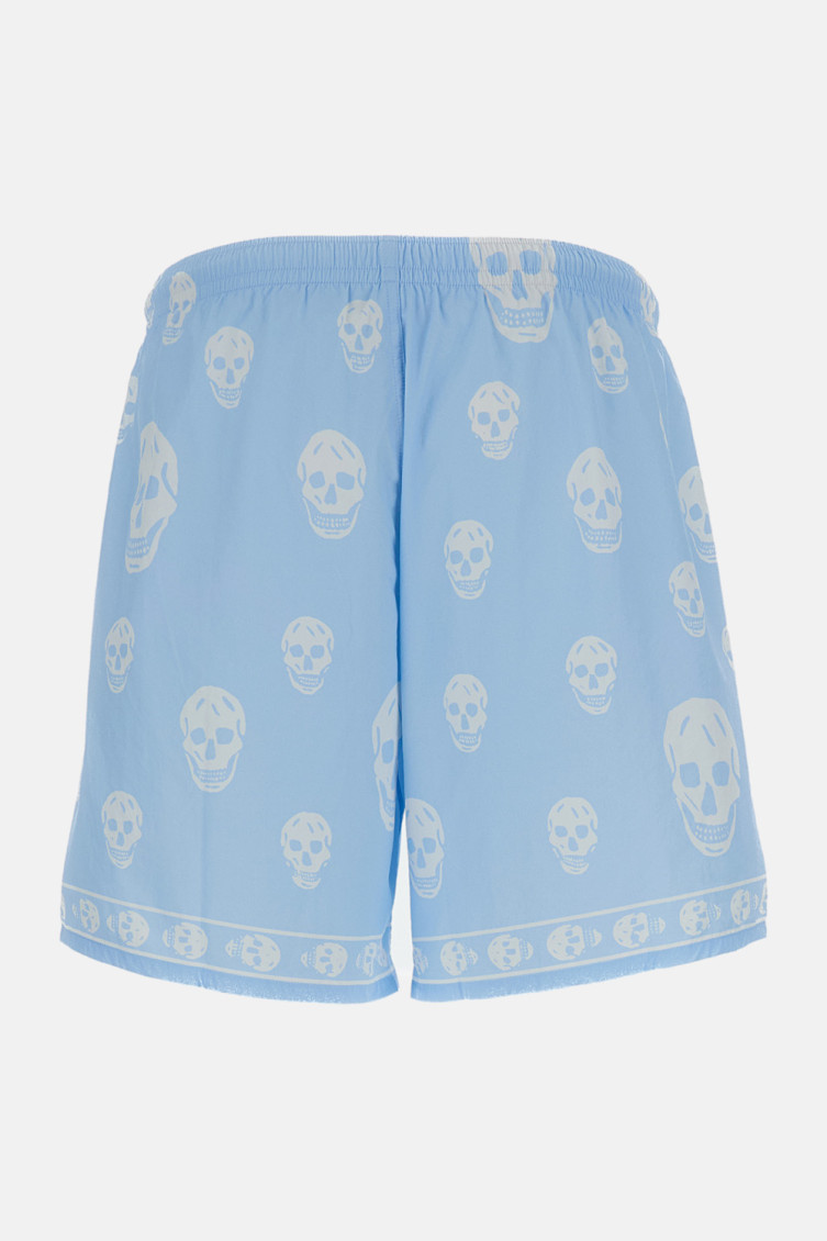 Light Blue Skull Short