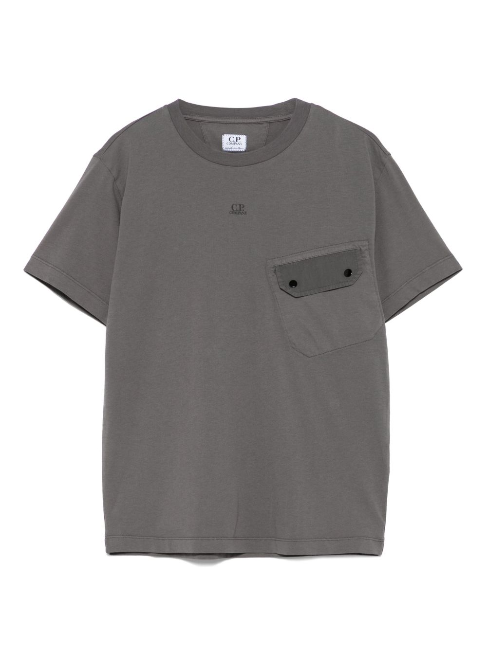 C.P. Company Kids logo-print T-shirt - Grey