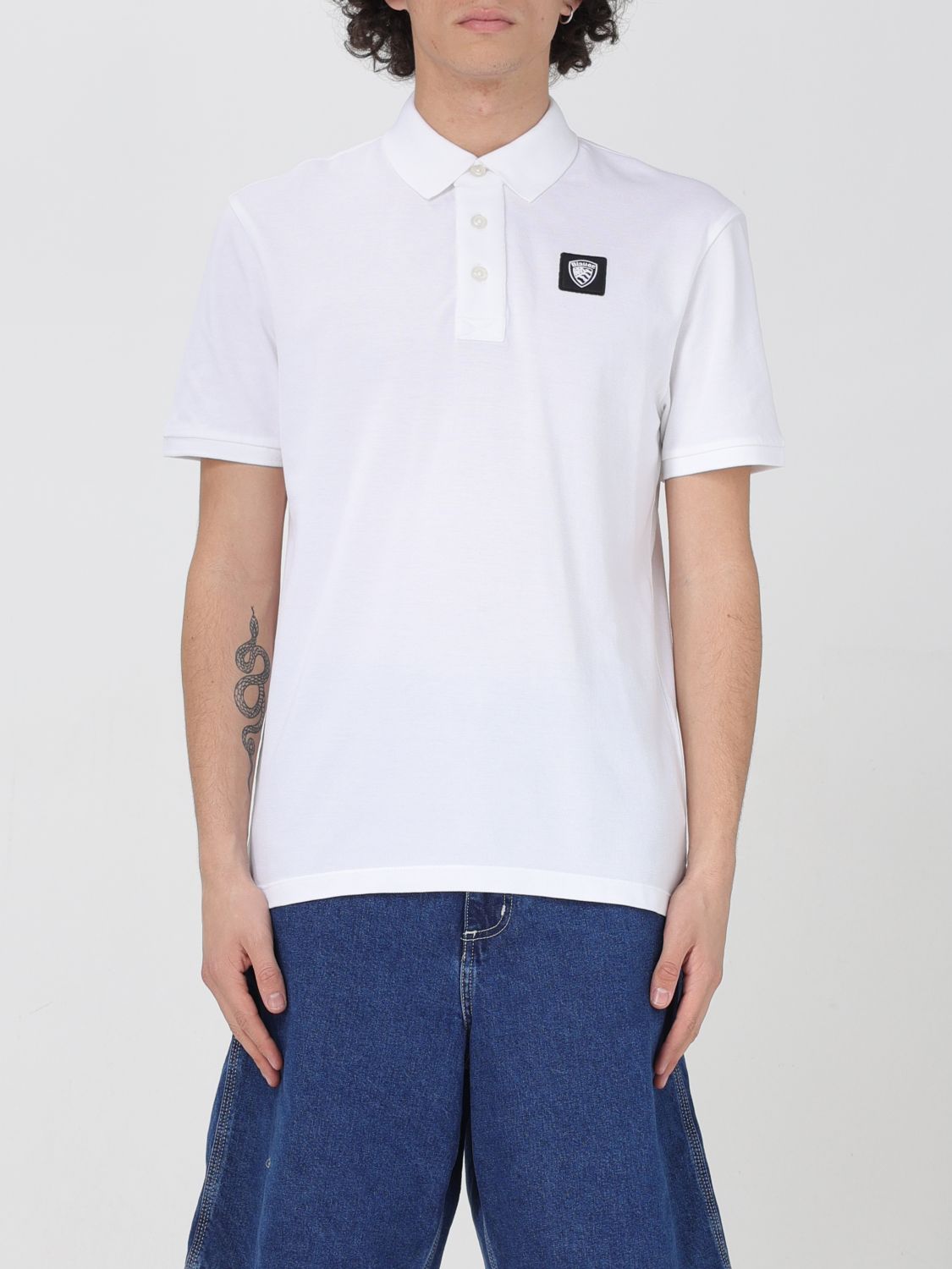 Polo Shirt BLAUER Men color White