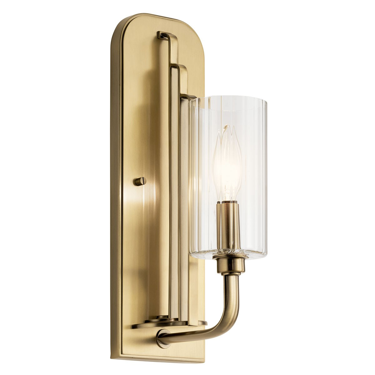 Kimrose 14" Wall Sconce in Brushed Natural Bra