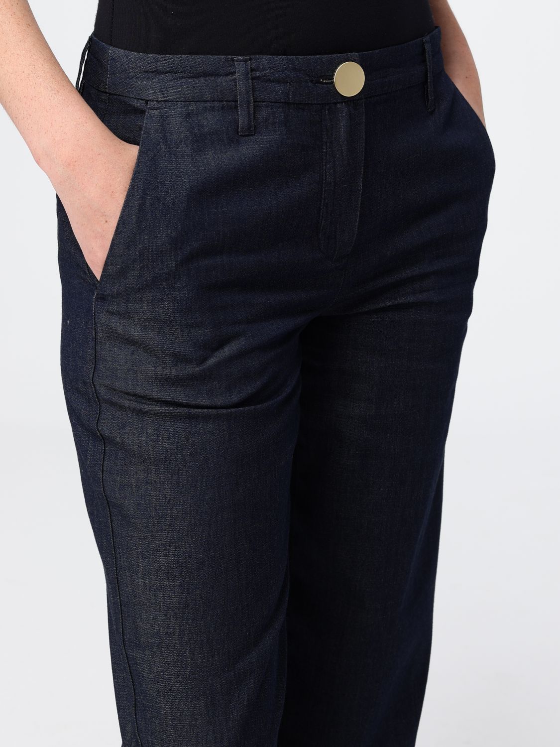 Pants Woman color Denim