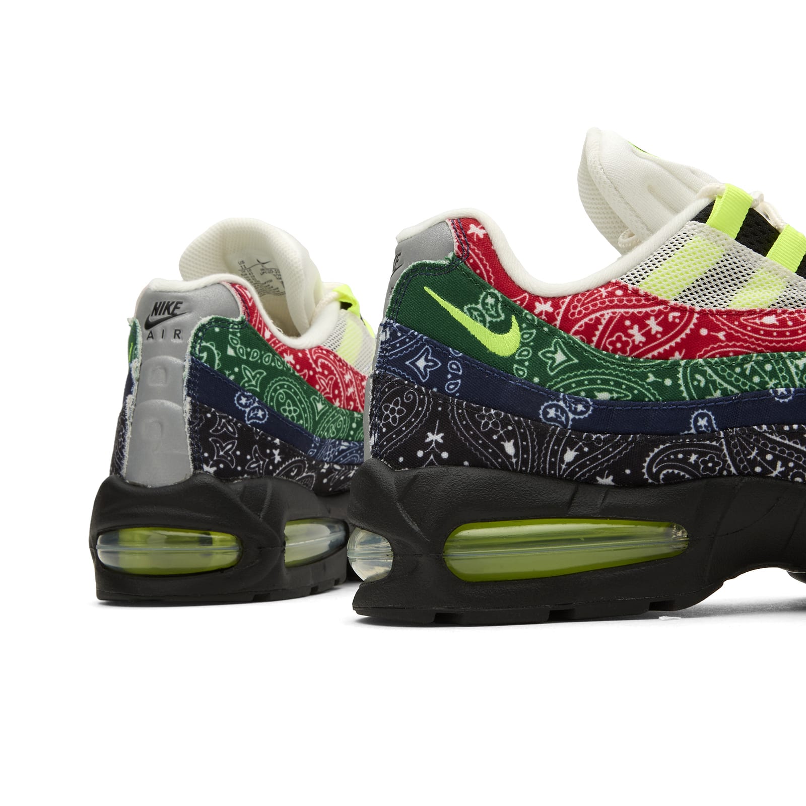 Air Max 95 Big Bubble Sneakers Volt / University Red