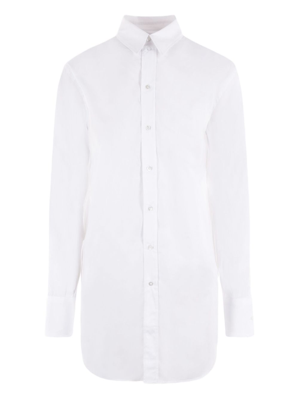 Classic-collar shirt - White