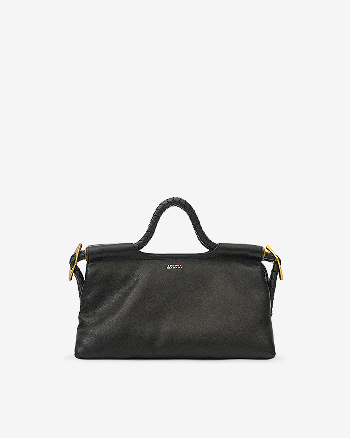 Pipa M Leather Bag - Black -