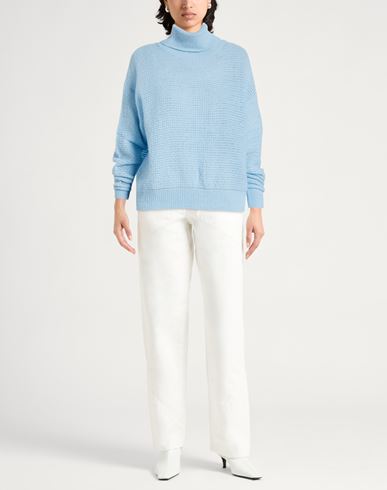 Woman Turtleneck Sky blue Size 0 Polyamide, Virgin Wool, Alpaca wool, Polyester