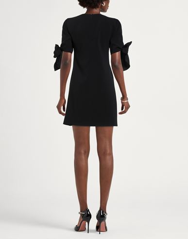 Woman Mini dress Black Size 6 Polyester, Elastane