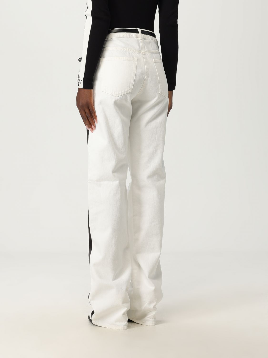 Jeans Woman color White