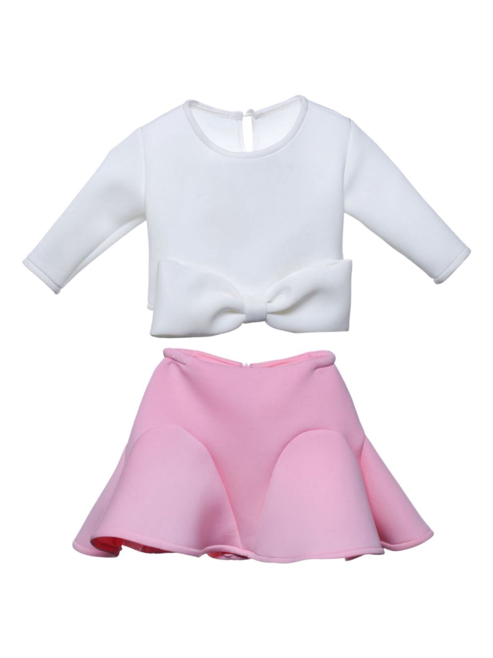 Jessica draped skirt set - Pink