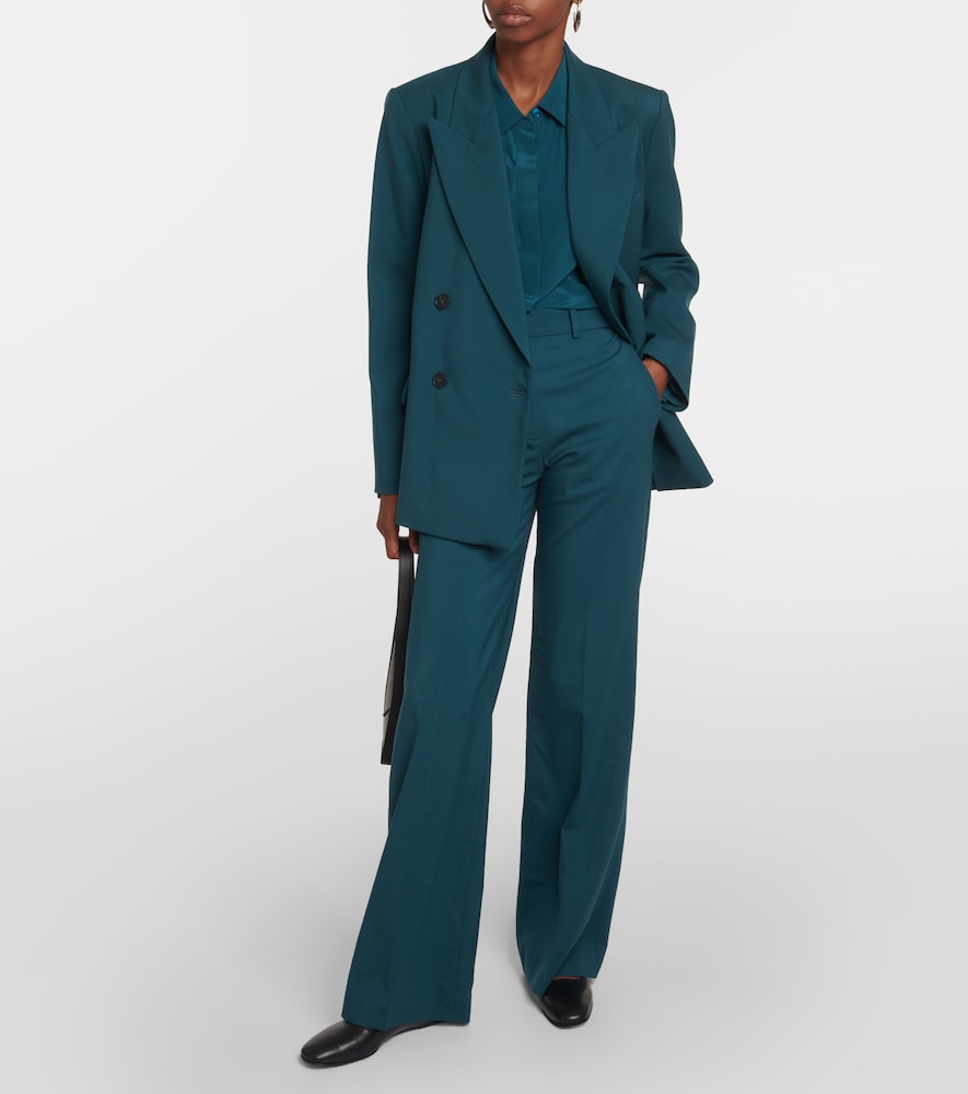 Morissey mid-rise wool straight pants
