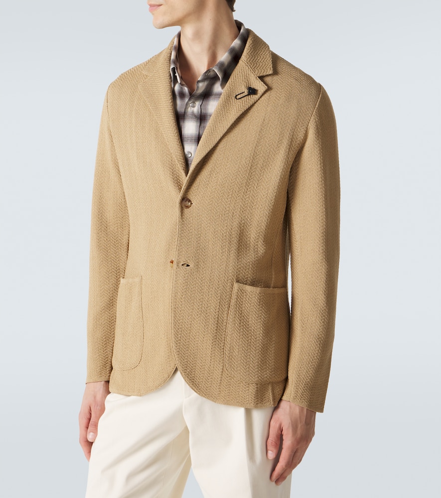 Cotton-blend blazer