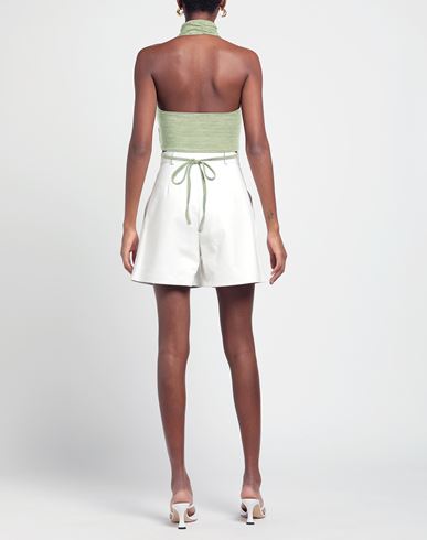 Woman Top Lime green Size M Polyester, Viscose, Elastane