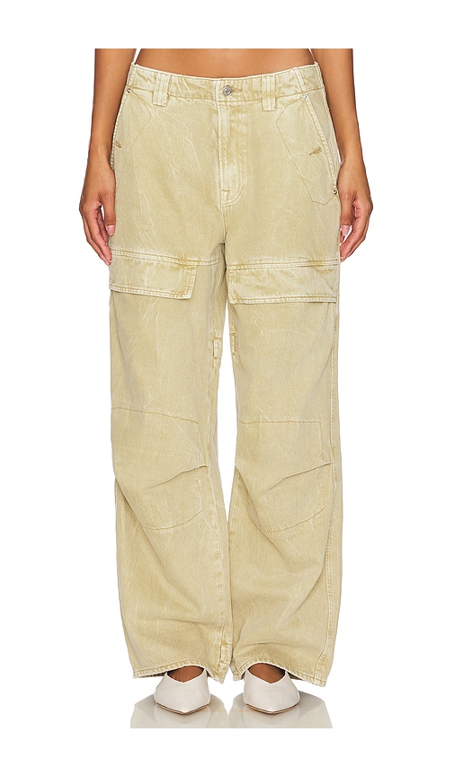 GRLFRND JEANS STEPH LOW RISE CARGO in Beige. Größe 31. Also in 24, 25, 26, 27, 28, 29